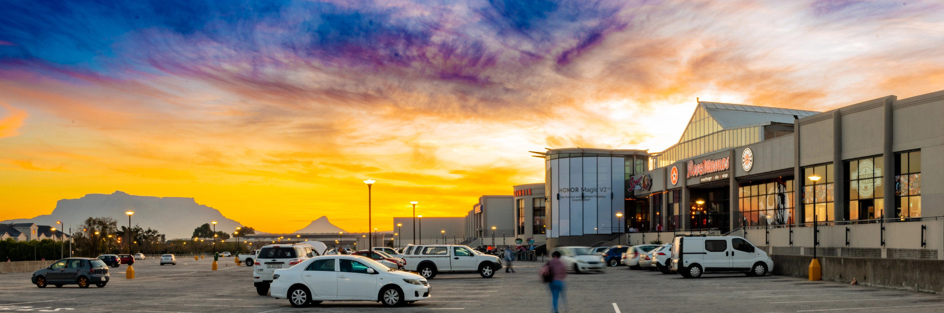 N1 highway near Cape Town, car rental route